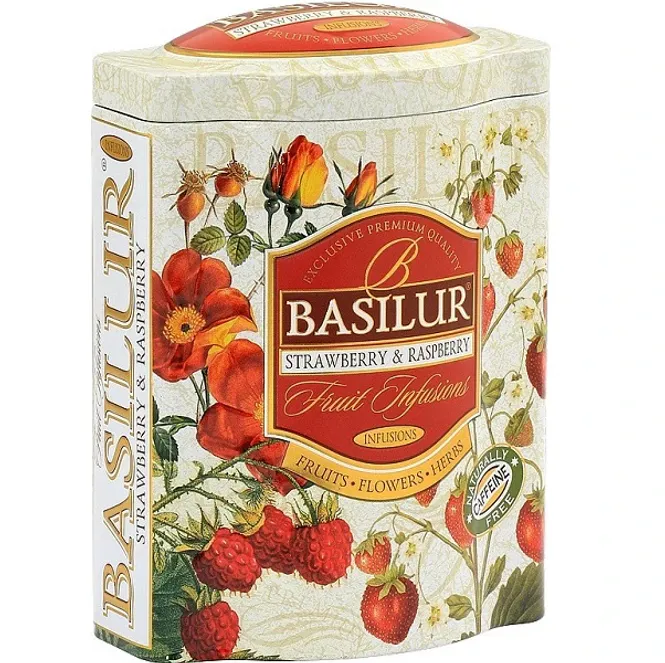Hovedbilde BASILUR Fruit Strawberry & Raspberry Tin Caddy ...