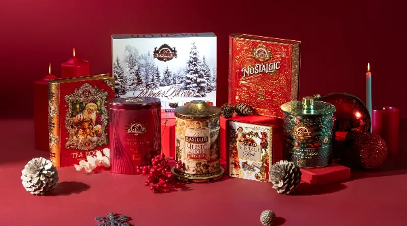 BASILUR Festive Tea Joyful Celebrations Tin Caddy 75g
