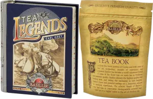 Hovedbilde BASILUR Legends Earl Grey Tin Caddy pyramid 5x2g