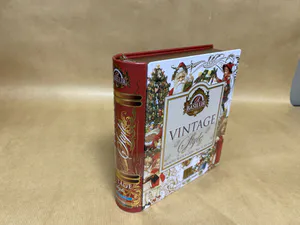 Hovedbilde Vintage Style Stor bok i metall