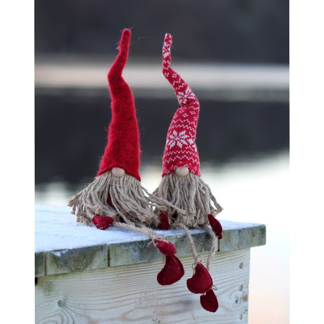 Hovedbilde Albert Tomte 2 ass (24) - Red 12x57cm