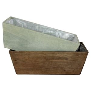 Hovedbilde Tim Tr&auml;sk&aring;l 2 Ass (36) - Green / Brown 30x18x10cm