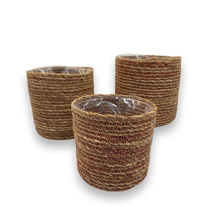 Hovedbilde BASKET POT MEHRA RED 1/3